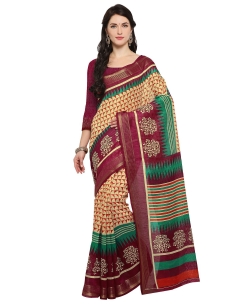 Multi Cotton Geomatric Printed Regular Sarees