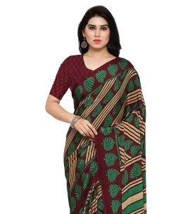 Multi Turkey Silk Block Printed Regular Sarees