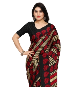 Multi Turkey Silk Block Printed Regular Sarees