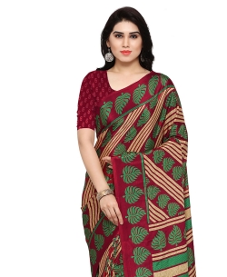 Multi Turkey Silk Block Printed Regular Sarees