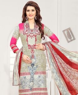 Multi-Color Cotton Printed Chudidhar Suits