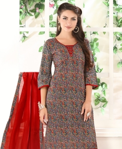 Multi-Color Cotton Printed Chudidhar Suits