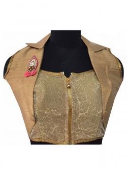 Golden Fantom, Fancy Fab Embroidery Work & Pearl, Diamond Work Blouses