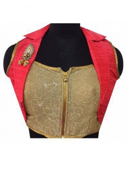 Golden Fantom, Fancy Fab Embroidery Work & Pearl, Diamond Work Blouses