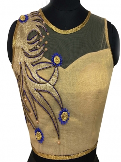 Golden Art Silk, Nett Pearl Work Blouses