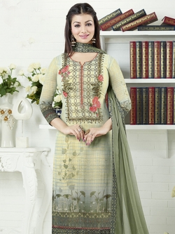 Multi Georgette Printed Chudidhar Suits