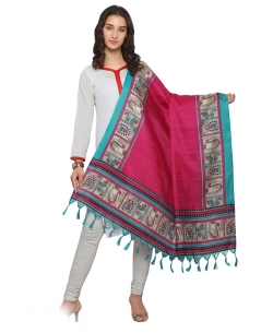 Blue Bhagalpuri Printed Dupattas