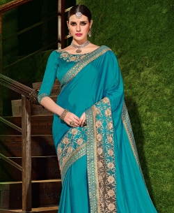 Green Silk Border Work Border Sarees