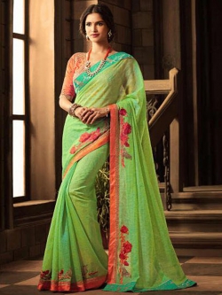 Multi Silk Border Work Regular Sarees