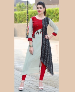 Multi Fox Georgette Printed Anarkali Kurtis