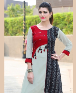 Multi Fox Georgette Printed Anarkali Kurtis