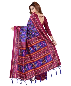 Blue Crepe Silk Printed Traditional Sarees