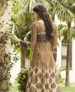 Multi Jersey  Printed Floral Design Gowns