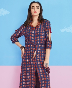 Multi Heavy Rayon Printed Anarkali Kurtis