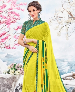 Multi Georgette Printed Regular Sarees