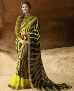 Multi Pure Georgette Printed Regular Sarees