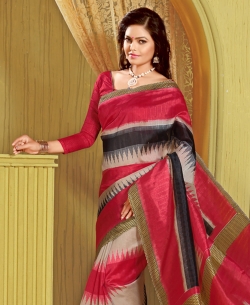 Multi Bhagalpuri Silk Shaded Regular Sarees