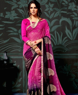 Rani Chiffon Printed Regular Sarees