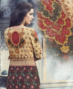 Multi Cotton Satin Printed Straight Cut Kurtis