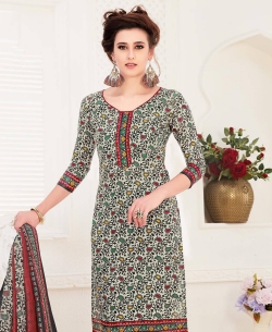 Multi-Color Cotton Printed Chudidhar Suits