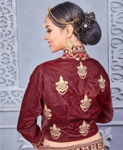 Brown Velvete ,Two Tone Heavy Designer Lehenga A Line Lehengas