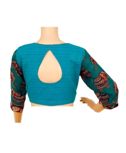 Blue Handloom Cotton Handloom Blouses