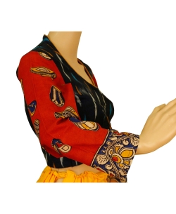 Blue Ikat Cotton Ikat Blouses