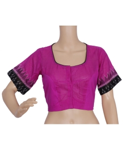 Pink Ikat Cotton Ikat Blouses