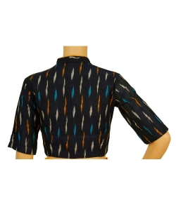 Blue Ikat Cotton Ikat Blouses