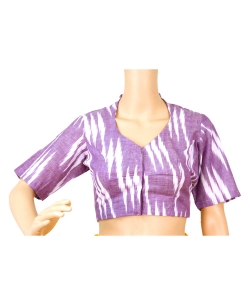 Lavendor Ikat Cotton Ikat Blouses