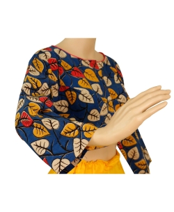 Blue Kalamkari Cotton Kalamkari Blouses