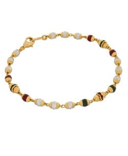 Multi Alloy Pearls, American Diamonds Bracelets