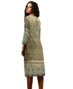 Multi Georgette Blend Embroidered Chudidhar Suits