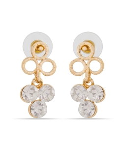 White Non Precious Metal Stones, Crystals Drops