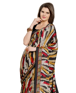 Multi Georgette Printed Regular Sarees