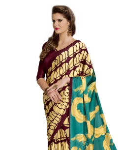 Multi Georgette Printed Regular Sarees